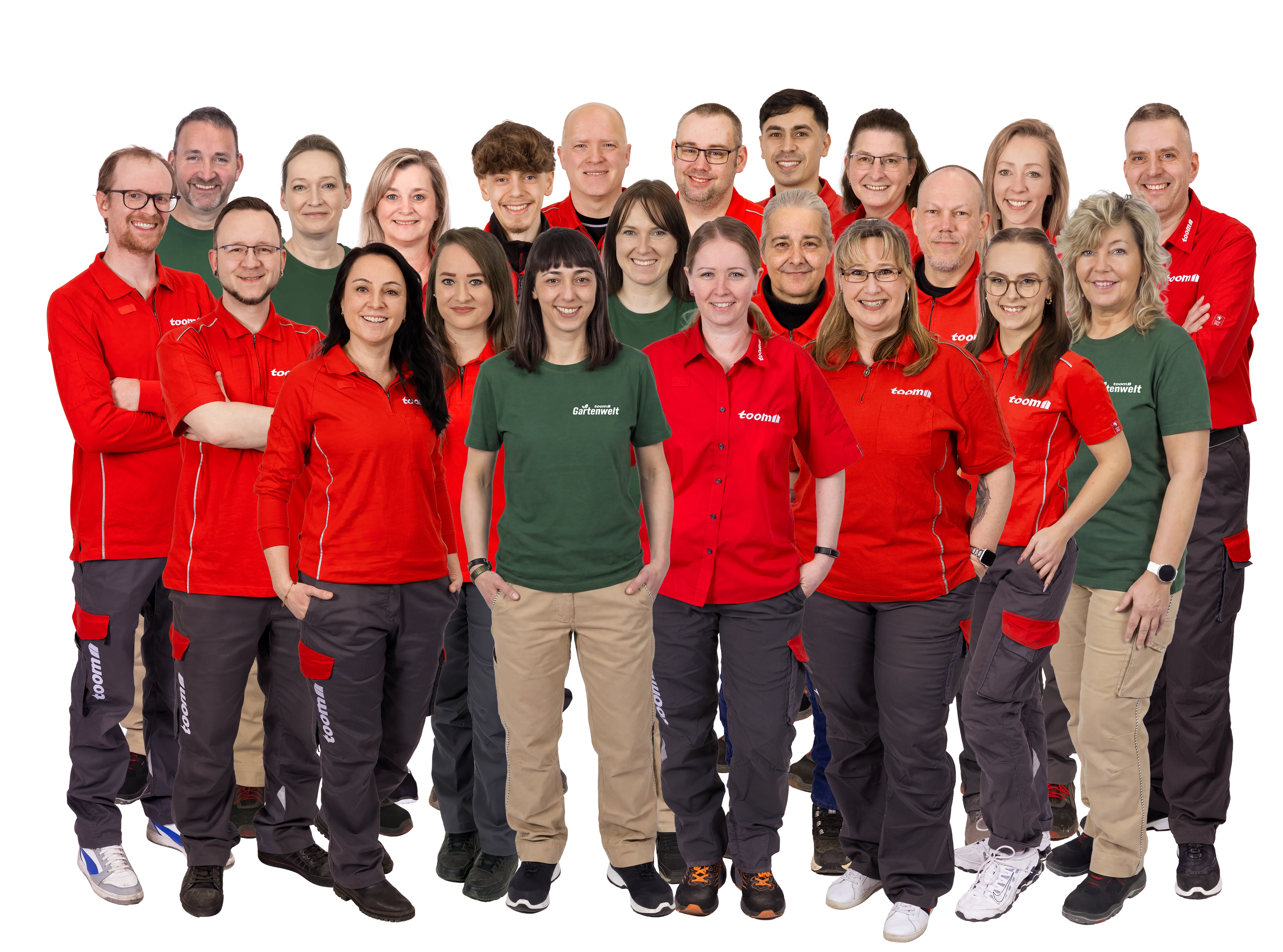 Das Team des toom Baumarkts in Berlin-Weißensee