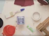 Materialien zum Streichen und Abschleifen
