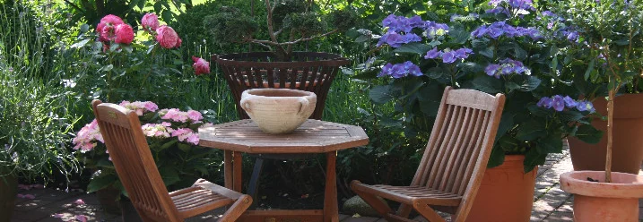 Sitzecke im Garten