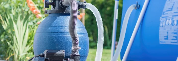 Sandfilteranlage für Pool