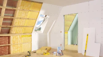 Dachausbau mit Dämmung und Trockenbau