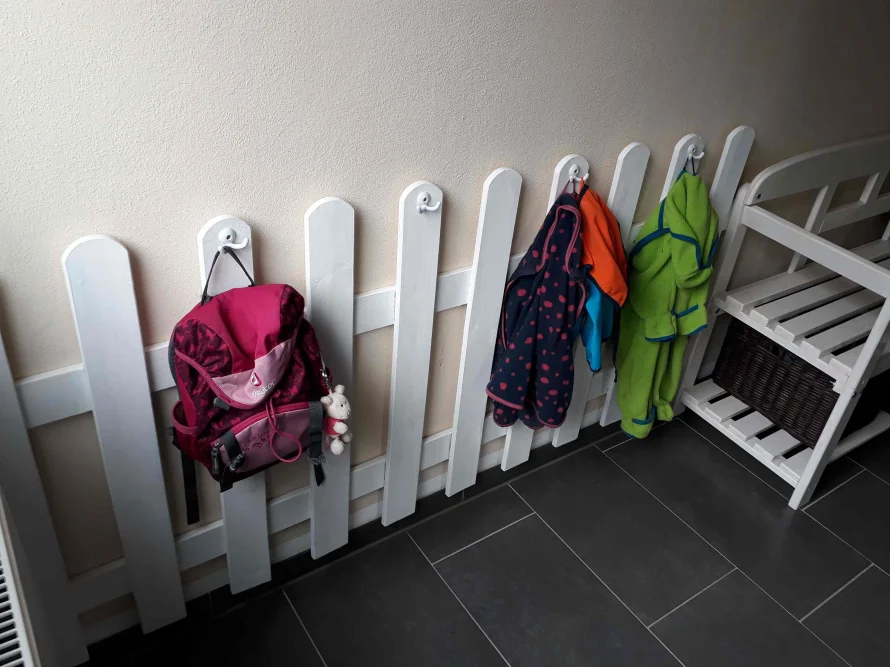 Garderobe im Kinderzimmer