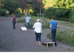 Cornhole-Toss - Spielbrett