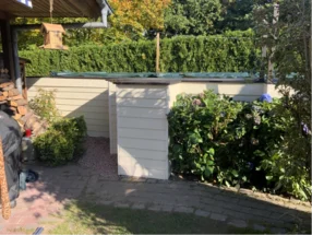 Gartenhaus-Rohbau